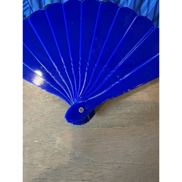 US Open Tennis 2025 Hand Fan NEW American Express Merch Light / Dark Blue 9" - Picture 3 of 6